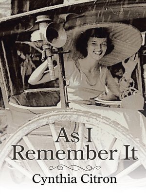 cover image of As I Remember It